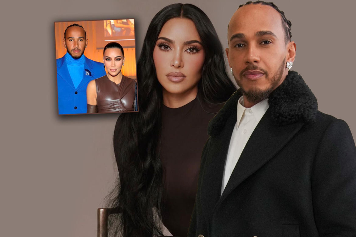 Kim Kardashian Lewis Hamilton