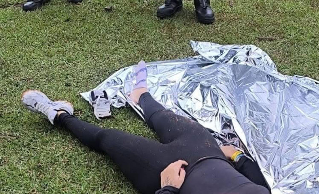 Horror podczas skoku na bungee! Zapomnieli o linie