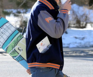 Ashton Kutcher na snowboardzie
