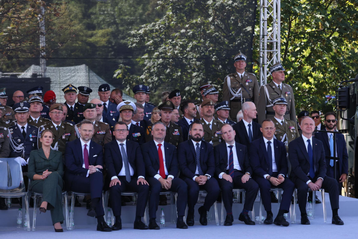 Marta Nawrocka podczas defilady
