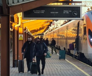 Wojna na Ukrainie. Pociąg z Kijowa przyjechał do Przemyśla
