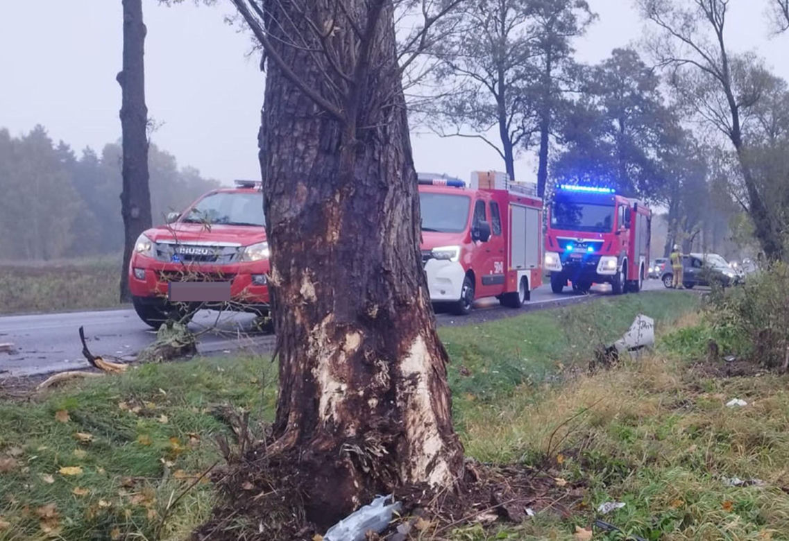 Śmiertelny wypadek pod Zgierzem! 34-latka leżała poza pojazdem 