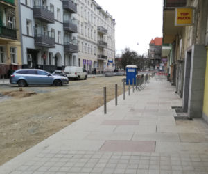 Nowe chodniki na ul. Boh. Getta Warszawskiego