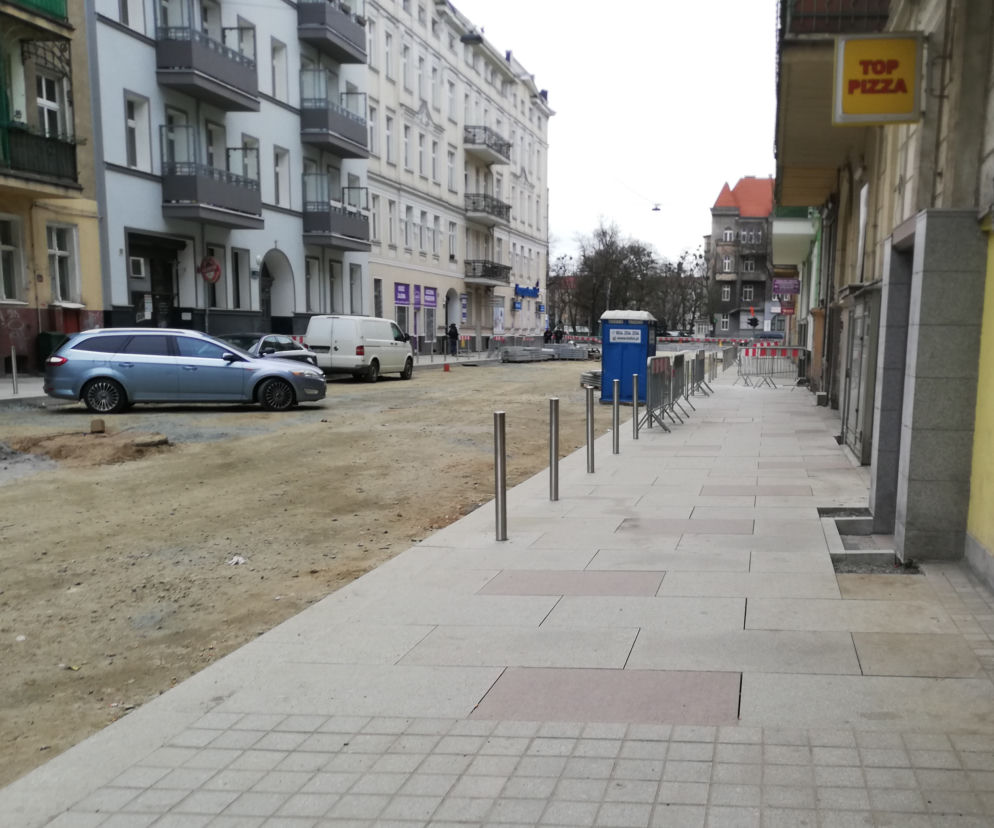 Nowe chodniki na ul. Boh. Getta Warszawskiego