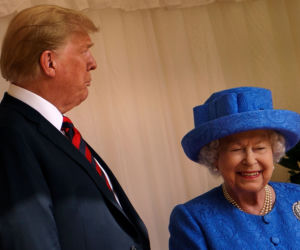 Melania i Donald Trump w Wielkiej Brytanii