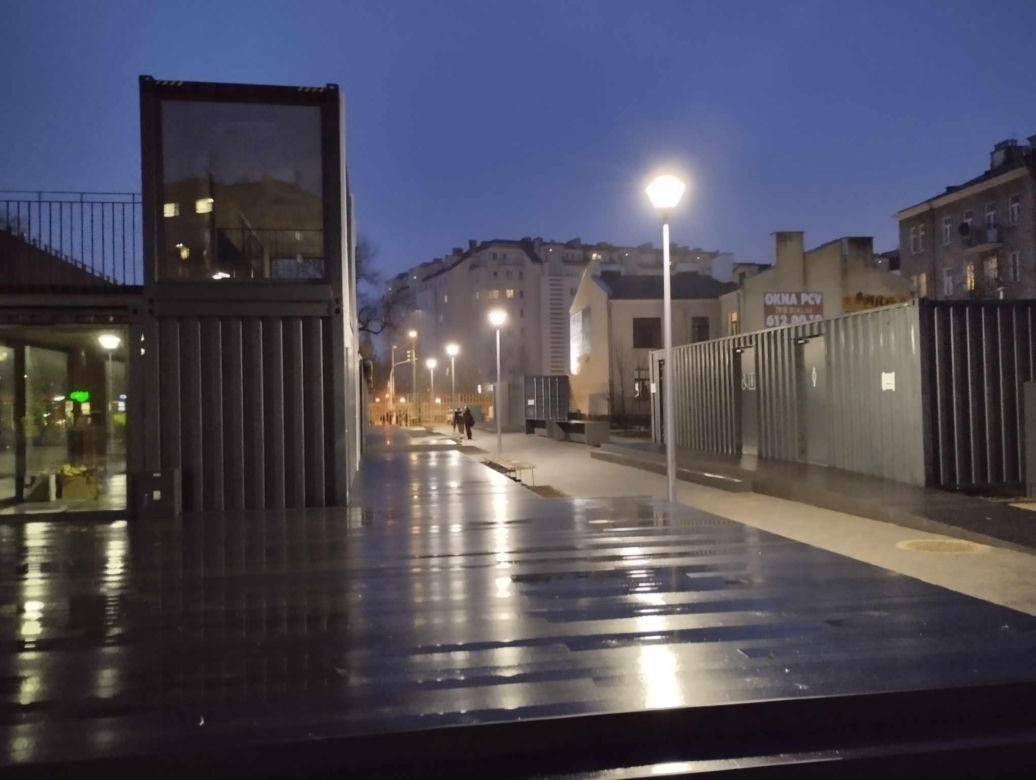 Centrum Lokalne Kamionek w Warszawie w miejscu dawnego bazaru Rogatka