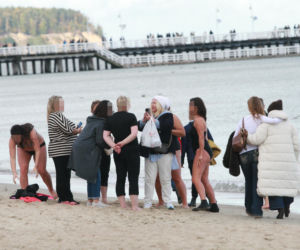 Morsy dorwały Joannę Kurowską na plaży