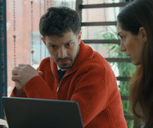 Barwy szczęścia odc. 3398. Celina (Orina Krajewska), Justin (Jasper Sołtysiewicz)