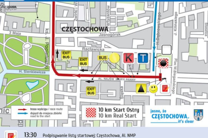 Tour de Pologne - etap 2 w Częstochowie
