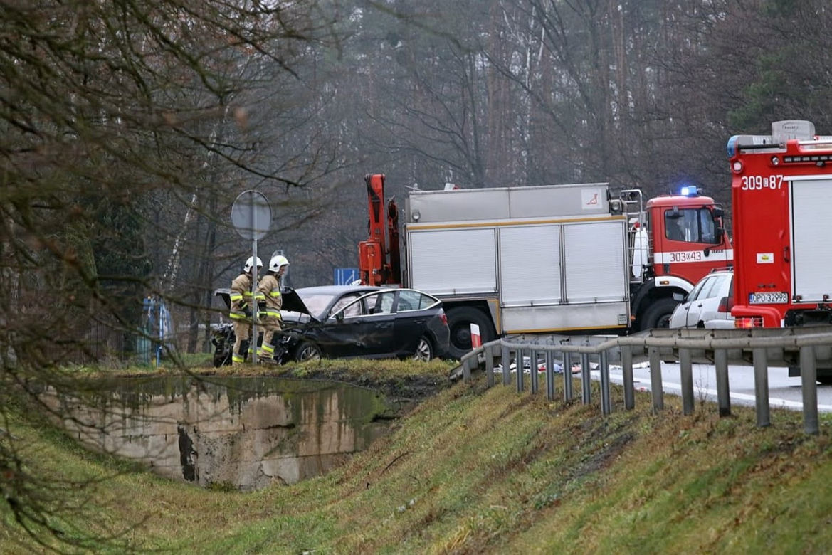 Wypadek śmiertelny w Dąbrowie koło Opola