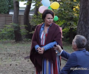 M jak miłość odcinek 1395,Marysia (Małgorzata Pieńkowska), Artur (Robert Moskwa)