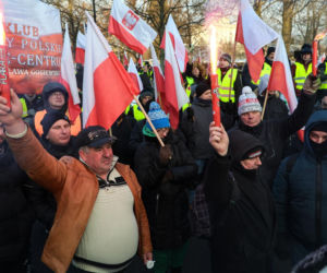 Protest rolników w Warszawie (9.01.2026)