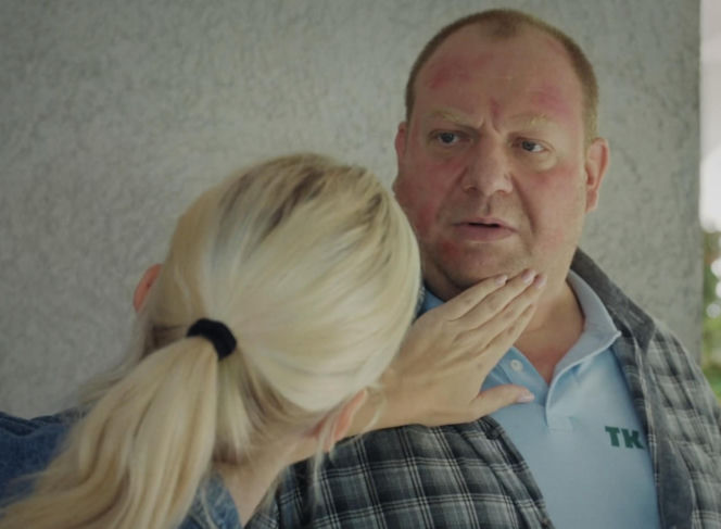 M jak miłość, odcinek 1905. Jagoda (Katarzyna Kołeczek), Tadeusz (Bartłomiej Nowosielski)