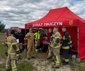 Lokalni strażacy odbyli ćwiczenia ratownicze w gminie Zbuczyn