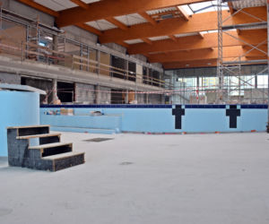 Budowa pływalni przy SP51 - kwiecień 2021