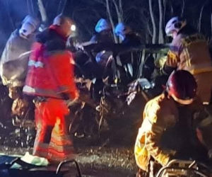 Wola Łącka. 19- i 20-latek nie żyją, dwie osoby ciężko ranne! Szokujący wypadek na DK 60 [ZDJĘCIA]