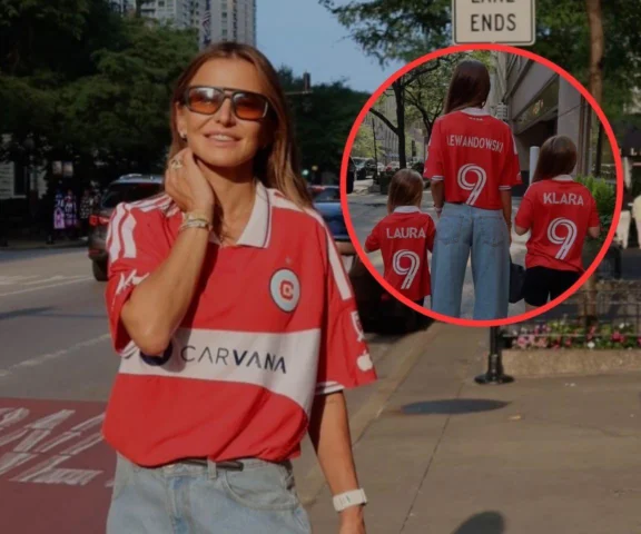 Anna Lewandowska z córkami już w Chicago! Robert zadbał o luksusy i specjalny prezent