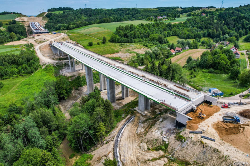 Budowa S19 - Babica Jawornik z najwyższą estakadą w Polsce