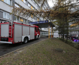 Ewakuacja szpitala w Zabrzu