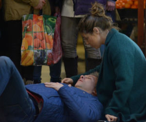 Pierwsza miłość. Kinga (Aleksandra Zienkiewicz), Artur (Łukasz Płoszajski)