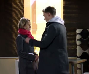 Pierwsza miłość. Sabina (Urszula Dębska), Igor (Rafał Mohr)