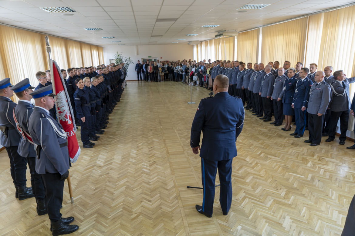 Młodzi policjanci złożyli w Bydgoszczy ślubowanie 