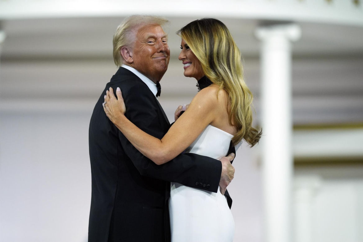 Pierwszy taniec pierwszej pary! Tak Donald Trump i Melania świętowali zaprzysiężenie