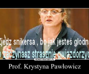 Krystyna Pawłowicz je w Sejmie MEMY