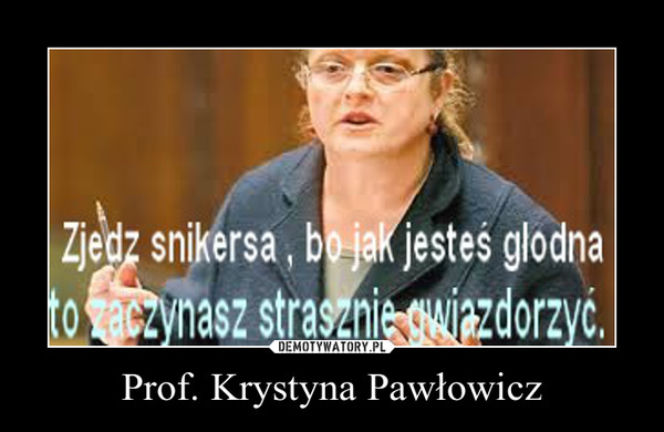 Krystyna Pawłowicz je w Sejmie MEMY