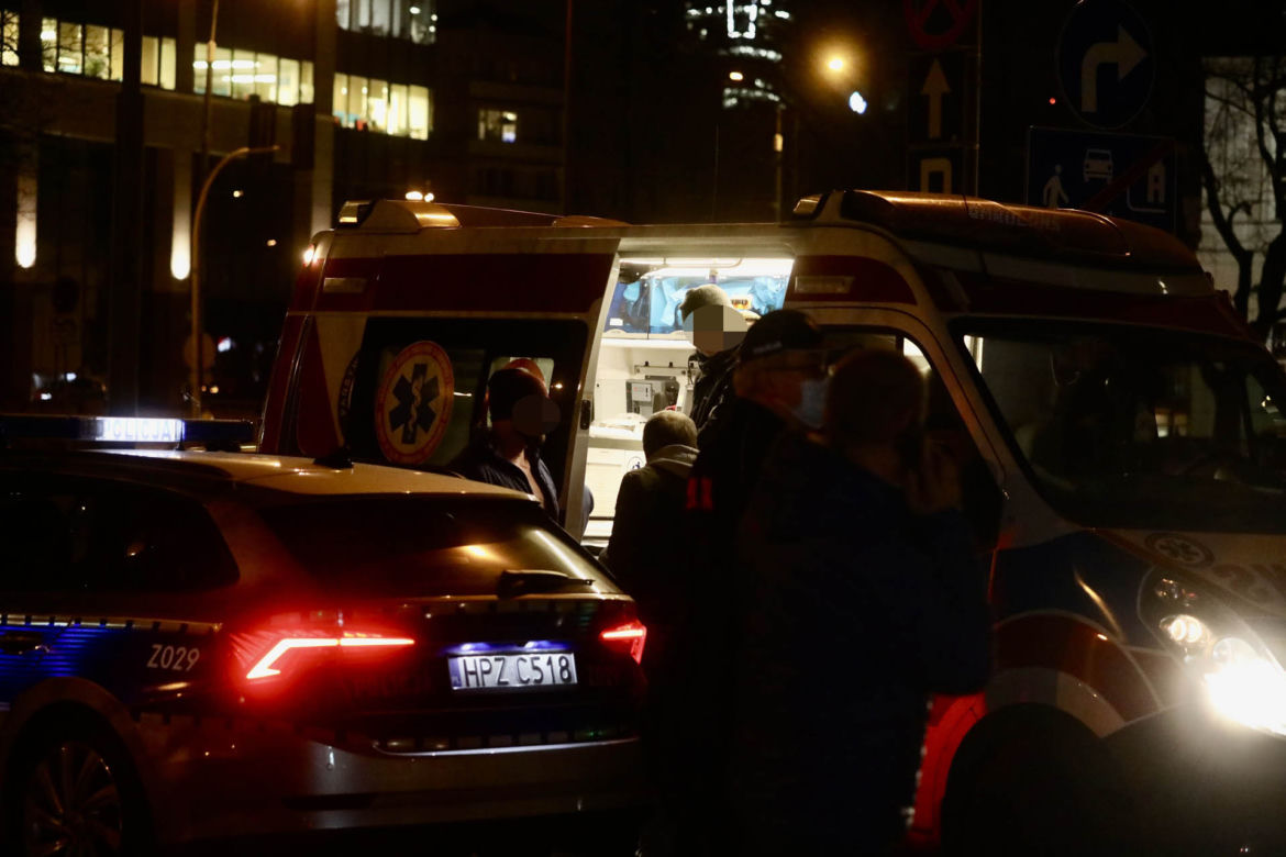 Tajemnicza akcja policji przy Alei Solidarności