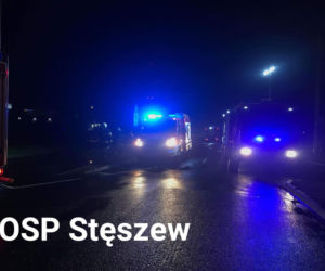 Uszkodzony dystrybutor z gazem pod Poznaniem