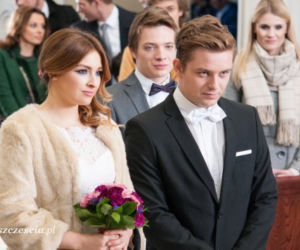 Barwy szczęścia odc. 1283. Klara (Olga Jankowska), Hubert (Marek Molak)