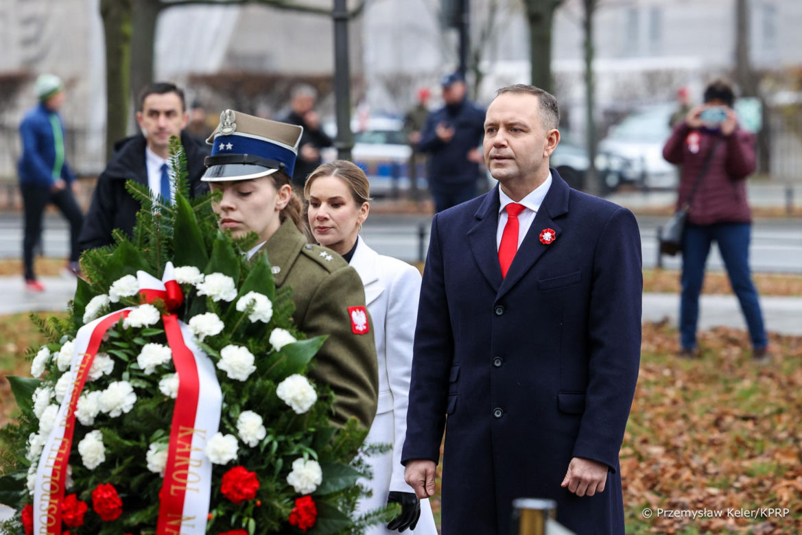 Złożenia wieńców przed pomnikami Ojców Niepodległości: Wincentego Witosa, Ignacego Jana Paderewskiego, Ignacego Daszyńskiego, Romana Dmowskiego, Wojciecha Korfantego i Marszałka Józefa Piłsudskiego.