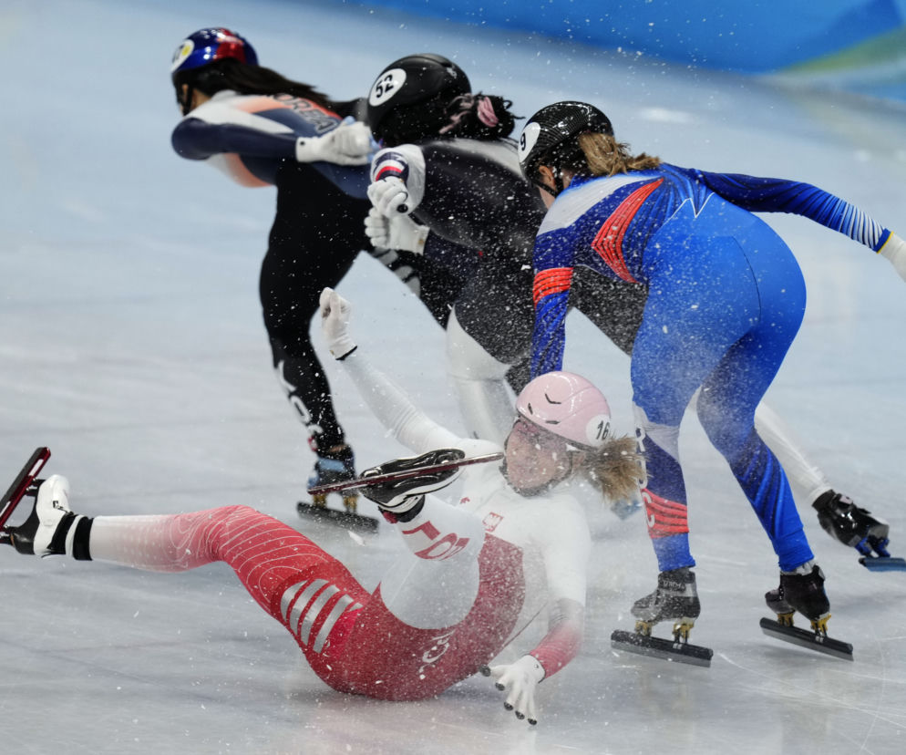 Natalia Maliszewska - upadek na IO Pekin 2022