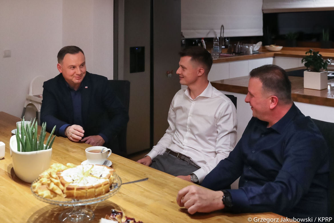 Para prezydencka u sześcioraczków w Małopolsce
