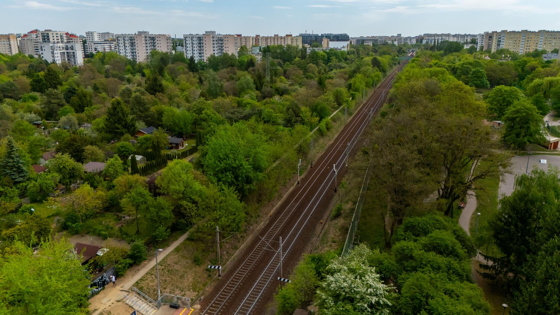 Rezerwa pod trasę N-S w Warszawie na wysokości Ochoty