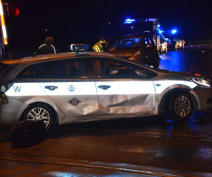 Pijany kierowca staranował ciężarówką kilka aut... i radiowóz!