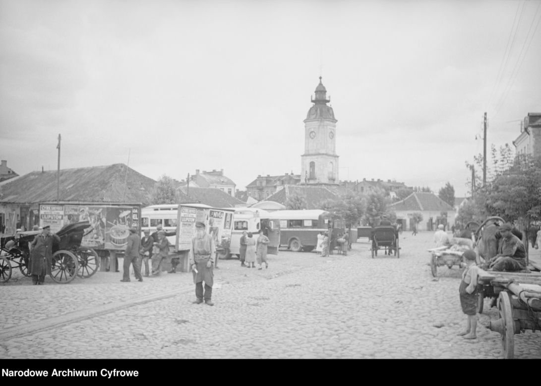 Centrum Białegostoku. 1936 rok
