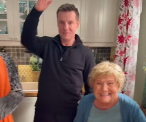 M jak miłość na planie. Paweł (Rafał Mroczek), Barbara (Teresa Lipowska)