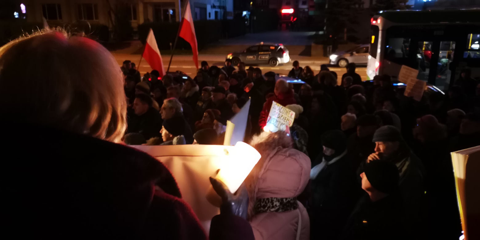 Solidarnie z Sędziami. Podlaski KOD protestował w Białymstoku