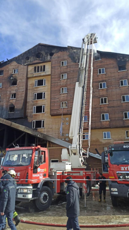 Tragiczny pożar hotelu w Turcji