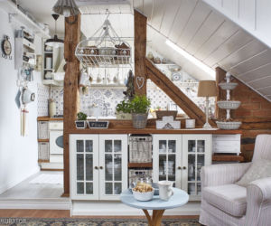 Shabby chic na poddaszu