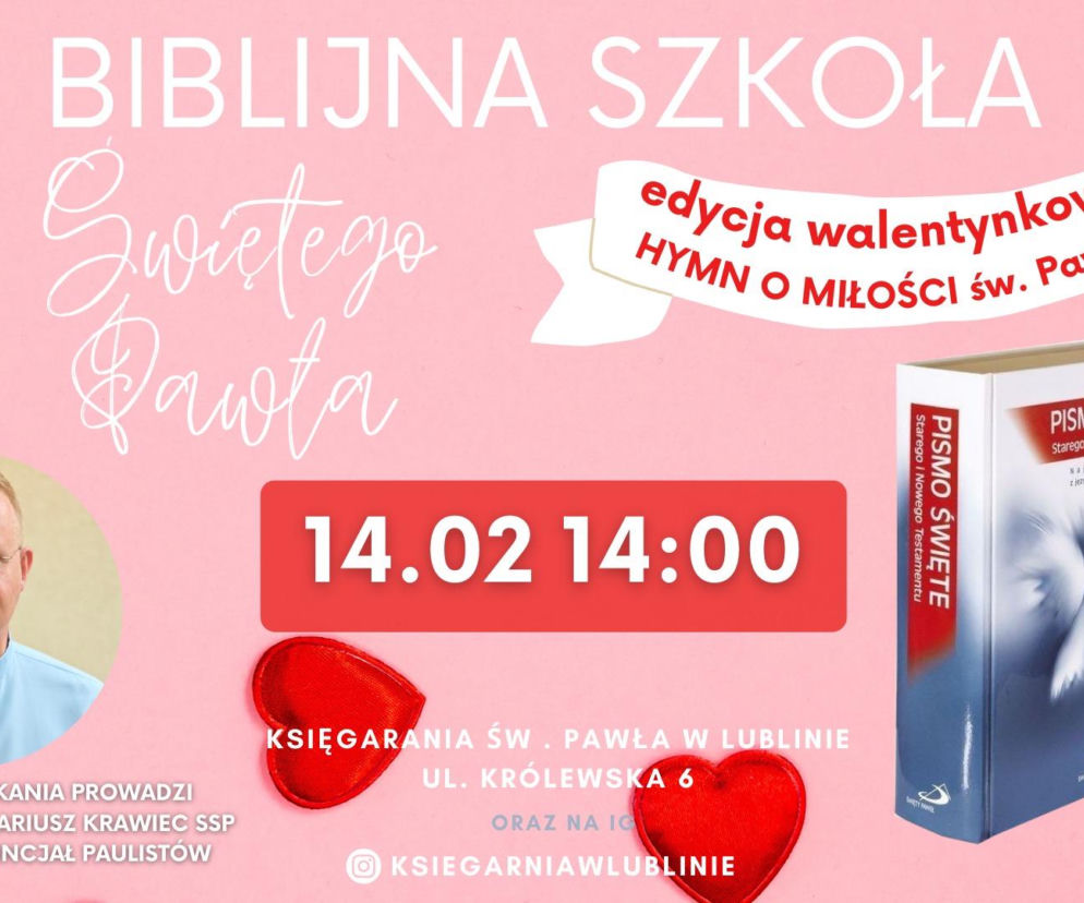 Walentynkowe spotkanie Biblijnej Szkoły Świętego Pawła
