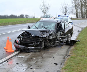 Wypadek w Dołujach
