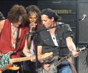 Johnny Depp i Aerosmith razem na scenie