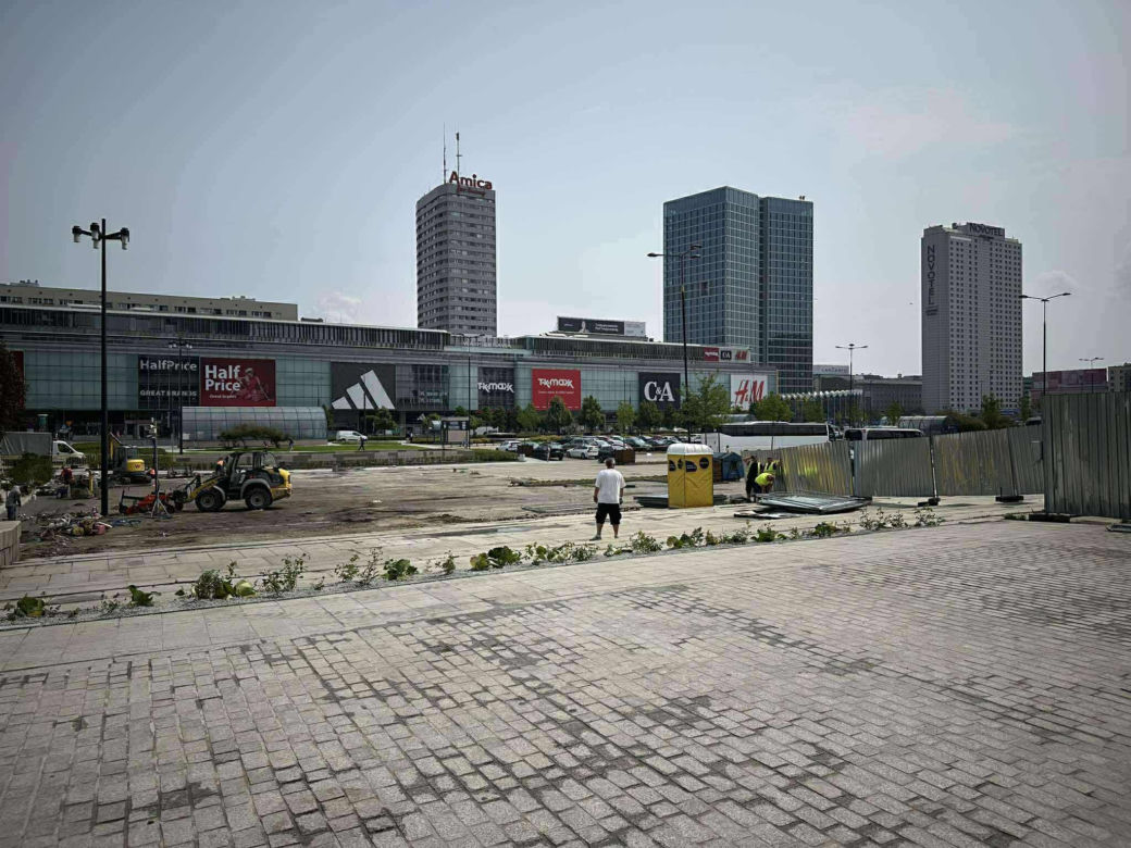 Warszawa. Otwarcie placu Centralnego