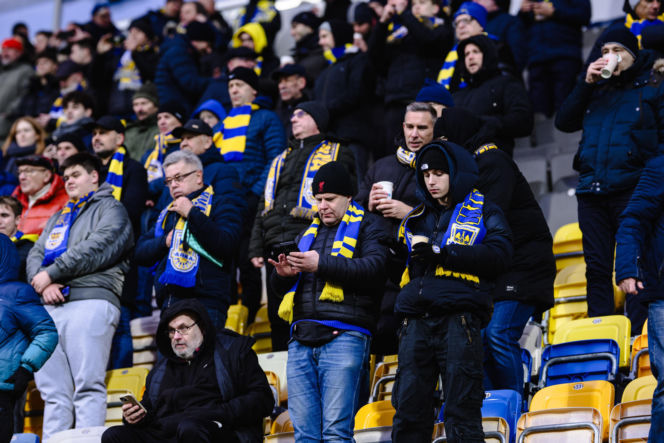 Arka Gdynia - Raków Częstochowa, zdjęcia kibiców i piłkarzy z meczu 17. kolejki PKO BP Ekstraklasy