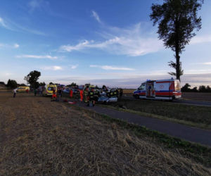 Groźny wypadek w Kotomierzu pod Bydgoszczą. 8 osób rannych!
