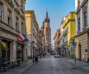 Bazylika Mariacka i ul. Floriańska