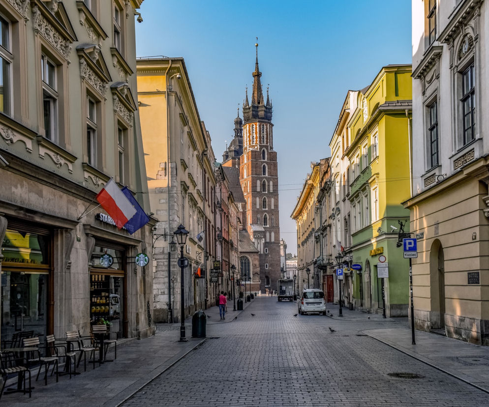 Bazylika Mariacka i ul. Floriańska